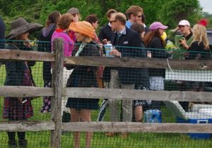 Despite some rain, elegant hats dominate the Radnor Hunt Races.