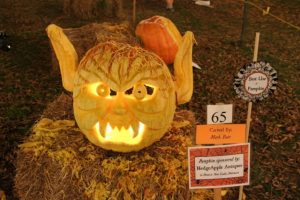 Mark Rupp earned a $100 prize for "Best Use of Pumpkin."