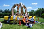St. Cornelius School students spend a day of fun during the annual Fun Fair. Students also raised $8,000 for the computer lab.