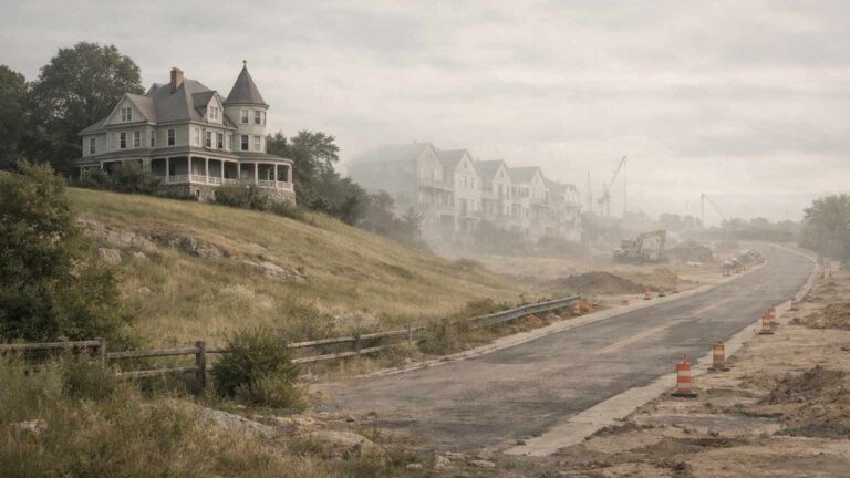 Concord residents weigh preservation of a historic home against plans for new townhouses and road expansion