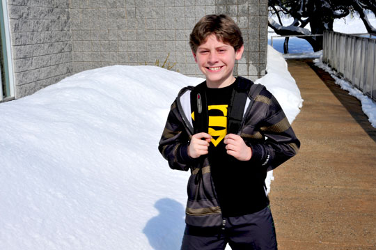 Read more about the article Hillendale student runs to keep others warm