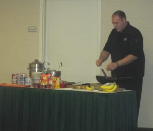 Chef Dan Kratz demonstration at Hilton Garden Inn