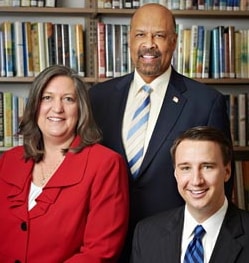 Chester County Commissioners Kathi Cozzone (from left), Terence Farrell, and Ryan Costello 