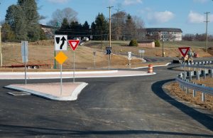Weather permitting, the roundabout should open by Christmas, Pocopson Township officials were told.