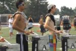 Members of the Cavalcade of Bands Honor Band are shown during a summer practice session for their Rose Bowl performance on Jan. 1 in Pasadena, Ca.