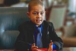 Eight-year-old Farouk Al-Azzam enjoys a day at CIA Headquarters in Langley, Va.