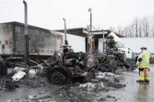 Read more about the article Tractors burn in Concord