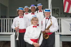 The Dixie Demons prepare to perform at the Sanderson Museum on May 20 for the second annual tribute to Chris Sanderson and his band, The Pocopson Valley Boys."