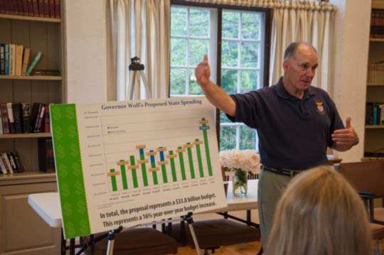Read more about the article Taxes a major topic at town hall meeting