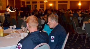 Hundreds of first responders and their supporters packed the Red Clay Room in Kennett Square for the 2015 EMS Awards Ceremony.