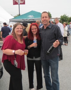 Event Chairman Don Culp (from right) poses with Dawn Cheyney and Danielle Snitcher at the Fifth Annual Twisted Vintner.