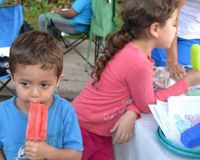 Popsicle proved to be a popular finale during Kennett Square's National Night Out, a celebration of the positive relationship between police and the community.