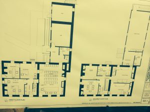 A revised draft of the floor plan for the Barnard House was displayed at the meeting and is available for viewing at the township office. 