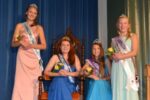 Unionville Community Fair Queen and Princess Pageant participants – Clarisse Cofrancesco (from left), Shannon White, Lexus McKinney, and Lauren Chamberlain – pose after receiving their crowns and sashes.