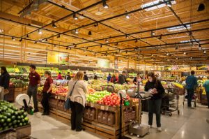 The produce section carries 700items, with 150 being organic.