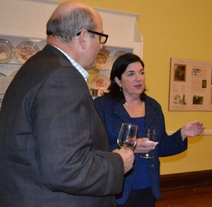Robert (from left) and Nanette Zakian explains how they became the proud owners of 'Tavern Brawl' by N.C. Wyeth.