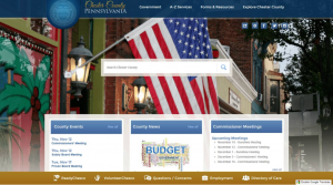The redesign of Chester County's website makes information easier to access on phones and tablets.