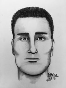 The sketch of a person sought in connection with an attempted robbery on Willits Way7 in Concord Township.