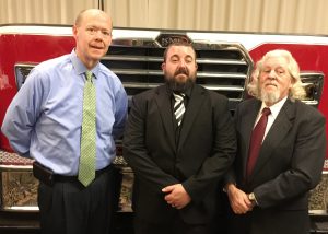 Beau Crowding (from left), Jon Kromer and Steve Webb, are recipients of awards from the Pennsylvania Fire and EMS Services Institute.