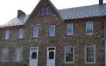 Decorations attributed to elves adorn the historic Barnard House in