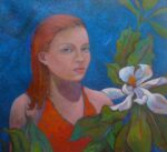 Girl with Magnolia, by Lauren Litwa Holden, RCWA show