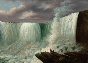 'Niagara Falls,' an 1818 painting by Louisa Davis Minot, is one of the Hudson Valley works featured in the new exhibit at the Brandywine River Museum of Art. Photo courtesy of the museum 