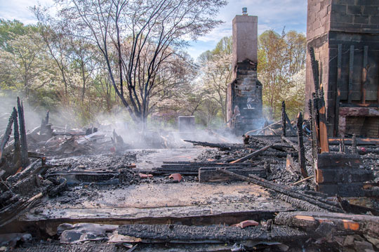 You are currently viewing Fire destroys Chadds Ford home