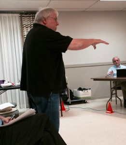 Resident John Thomas urges Borough Council to find out why West Whiteland Township closed its dog park.