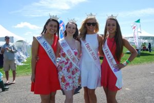Teen queens Brooke Mitchell (from left), Miss Delaware; Cassidy Sullivan, Miss Christiana's Teen; Amdand Debus, Miss First State; and Rachel Buckler, Miss Hockessin add to the pageantry.