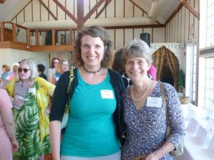 Robyn Slater (from left), executive Director of Wings for Success, is joined by Kris Keller, executive director of Orion Communities and a Chester County Fund for Women and Girls volunteer.