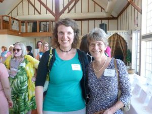 Robyn Slater (from left), executive Director of Wings for Success, is joined by Kris Keller, executive director of Orion Communities and a  Chester County Fund for Women and Girls volunteer.