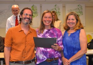 receive recognition for their assistance with the township's pollinator garden.