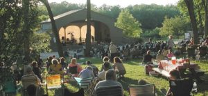 The summer concert series is a popular event at Anson B. Nixon Park.