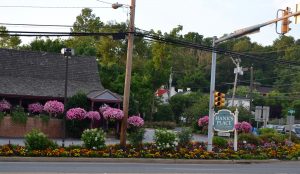 A burst of color at Hank's Place greets passersby on Route 1 in Chadds Ford.
