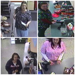 Police believe the woman shown in these Wawa surveillance photos is responsible for a series of multi-state coffee thefts.