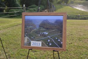 Chadds Peak Farm in Pennsbury Township provides a scenic backdrop for a 2013 photo of Barnard's Orchard.
