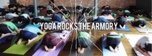  Yoga Rocks the Armory! at 226 N High St. on Sunday, Oct. 9.