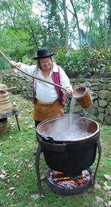 Colonial craftsmen will demonstrate their skills during historic Newlin Mill's