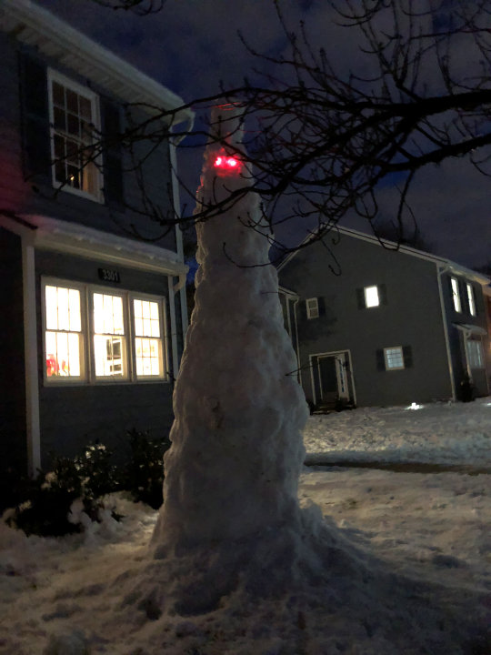 Read more about the article 12 Foot tall snowman