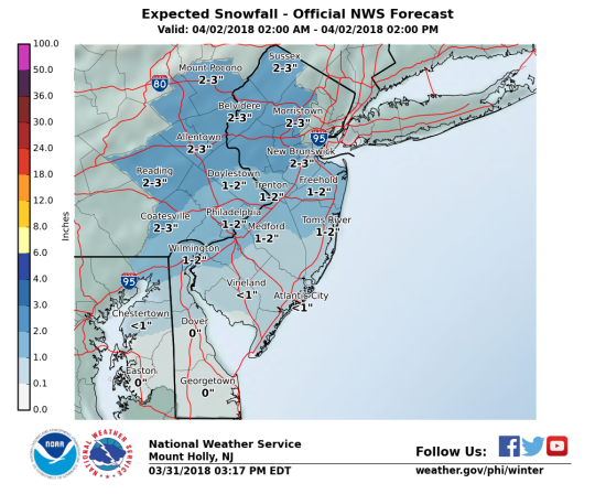 Read more about the article Snowfall advisory