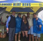 Coming off a season of tailgating at UD are Chad Bumsted, Kevin Joseph, McKenna Friel, Brandon Nitsche and Mike Rutecki