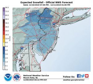 Read more about the article First snow accumulation expected