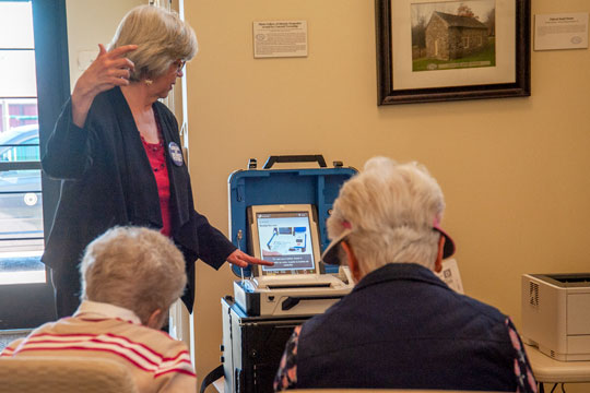 Read more about the article New voting machines in DelCo