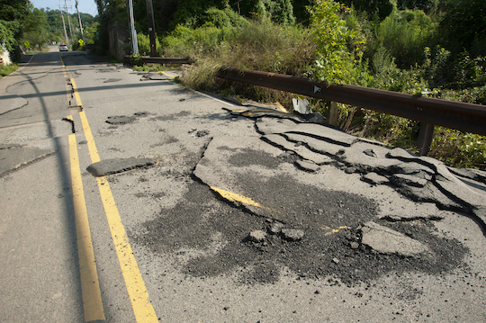 Read more about the article S. Creek Road damaged