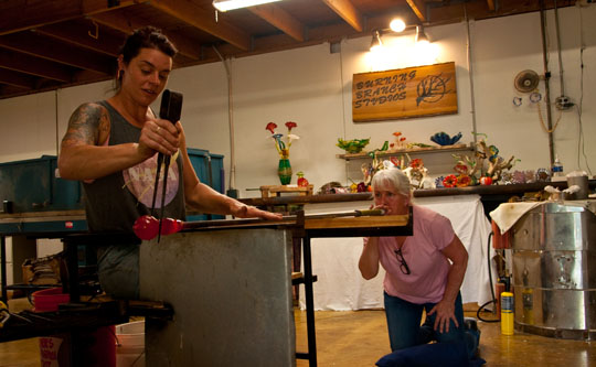 Read more about the article Local glassblower shares her passion