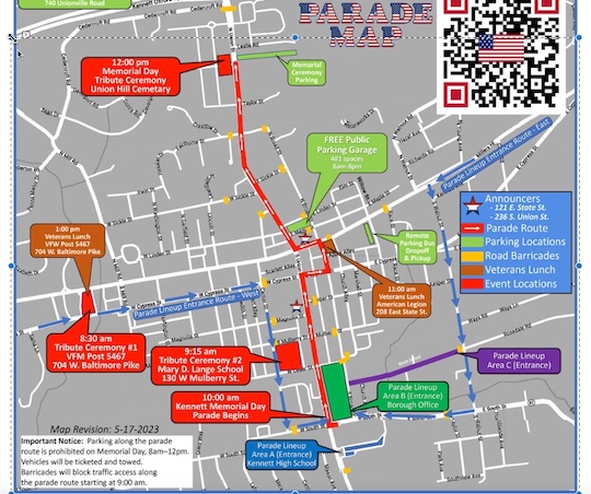 You are currently viewing Kennett parade route set