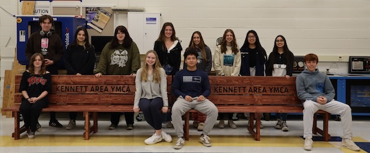 Read more about the article Students make memorial benches