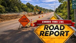 PennDOT road projects featuring lane closures, utility work, and bridge closures in Chadds Ford area