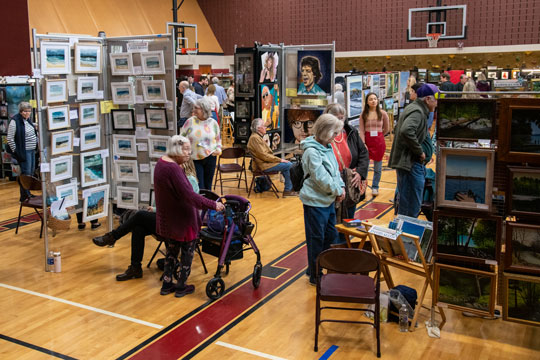 You are currently viewing CFES art show a hit