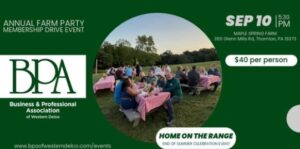 Read more about the article Western Delco BPA Kicks Off Year With Farm Party — Opens Doors to New Members
